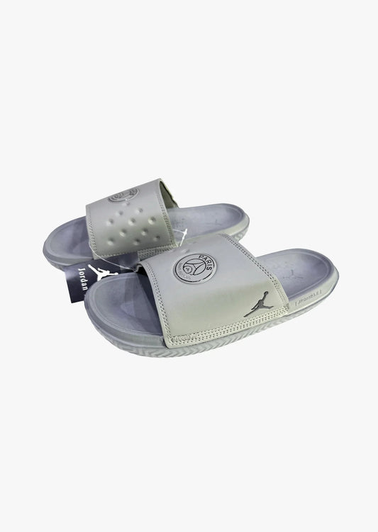 JORDN Imported Premium High Sole Slider in Grey