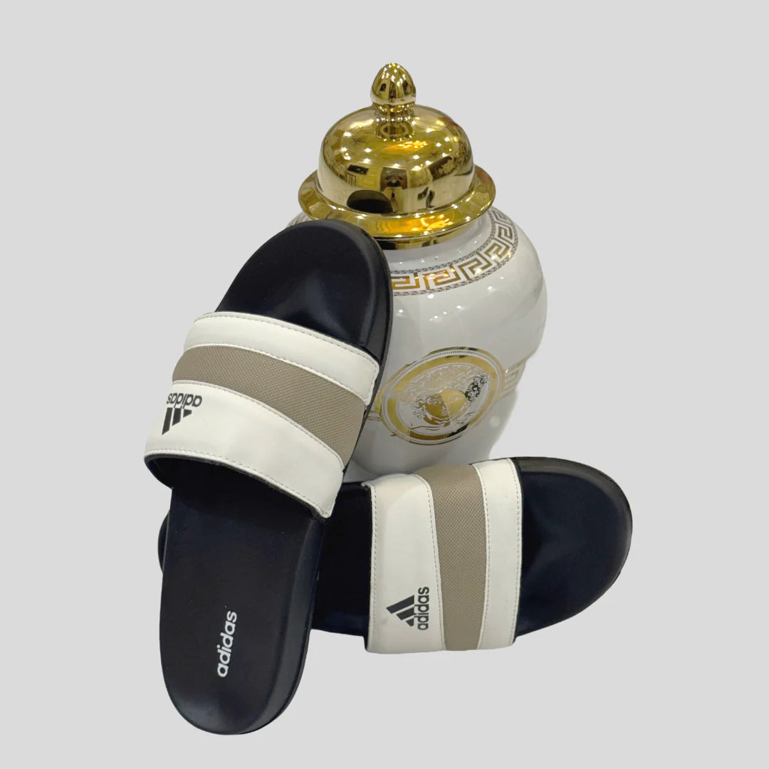 A-D-I-D-A-S Urban Comfort Slides – White