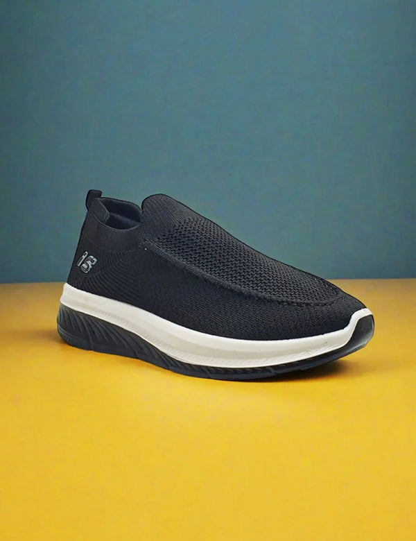 Skechers UrbanFlex Breathable Knit Slip On Sneakers Black