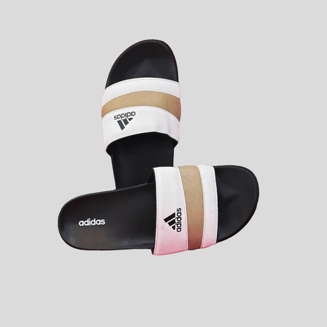 A-D-I-D-A-S Urban Comfort Slides – White